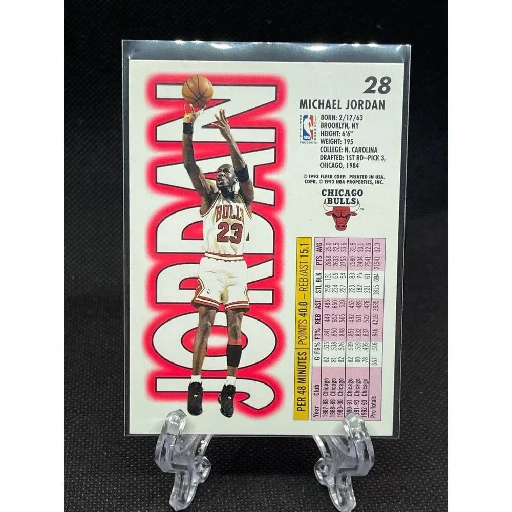 Michael Jordan Card 1993-94 Fleer #28